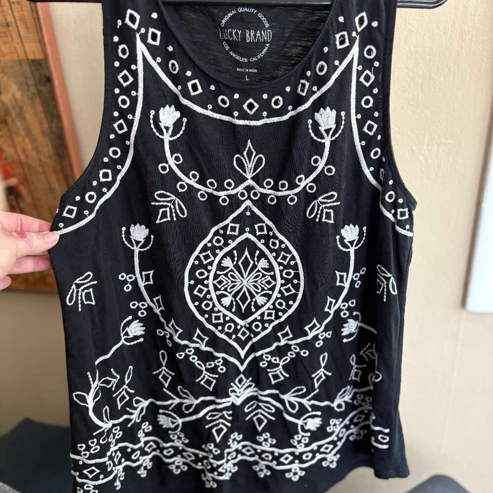 Lucky Brand Women's Tank- Size L- Excellent condition